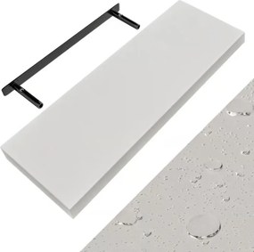 FIGO + fali polc konzollal, 70cm, fehér Casaria