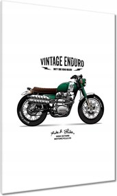 Vászonkép 70x100 Motorkerékpár Antik Vintage