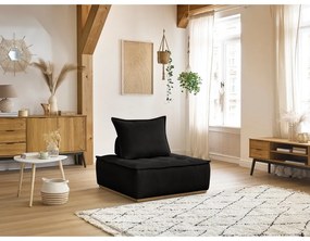 Fekete zsenília fotel Elisa – Bobochic Paris