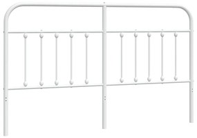 fehér fém fejtámla 180 cm