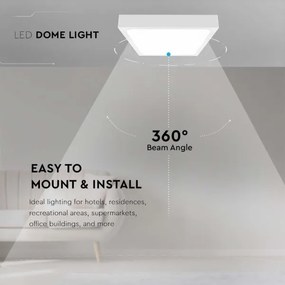 LED fürdőszobai mennyezeti lámpa szenzorral LED/24W/230V 4000K IP44 fehér