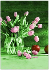 Poszterek 70x100 Zöld deszkák