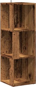 vidaXL antik fa szerelt fa sarokszekrény 33 x 33 x 100 cm