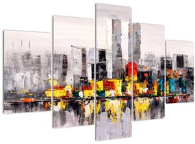 Kép - A nagyváros festménye (150x105 cm)