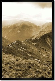 Poszterek keretben 40x60 Tátra Lengyel hegyek Kilátás