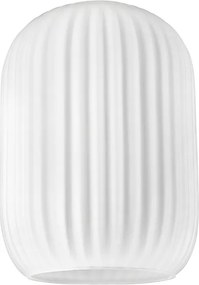 Leyla lámpabúra fehér, bordázott 14,5CM E27