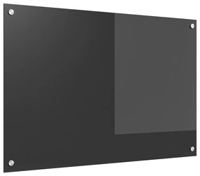 Konyhai Csempe Sötétszürke 90x60x0,6 cm Edzett Üveg
