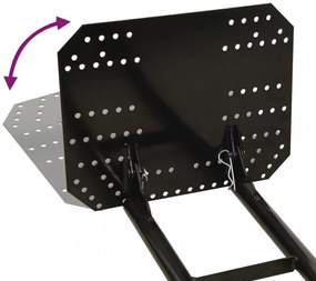 fekete hóeke quadhoz 150 x 38 cm