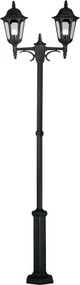 Elstead Lighting PARISH PR8-BLACK Utcai lámpa 2x60W/E27 IP44