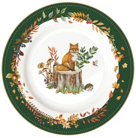 Forest Dream porcelán desszertes tányér 19 cm – Easy Life