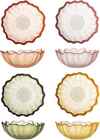 Üveg tálka szett fagylalthoz 4 db-os 120 ml Kana – Bloomingville