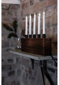 Barna karácsonyi fénydekoráció Albero – Markslöjd