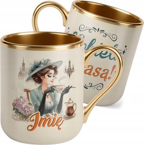 Prémium Bögre Arany Ekrü Személyre szabott Nőnap Vicces