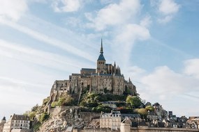 Öntapadó fotótapéta  Mont-Saint-Michel kastély