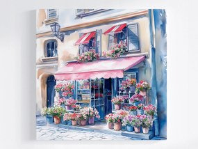 Poszter Bolt Virágüzlet Virágok Utcai Vitrin 40x40