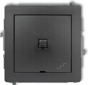 Karlik Deco Grafit Színű Lépcsőházi Kapcsoló 11DWPUS-3