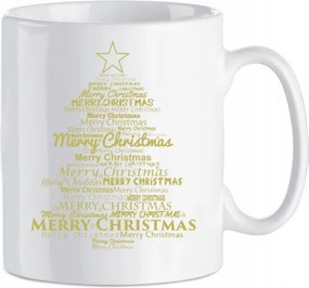 Karácsonyi Bögre Arany Karácsonyfa 330 ml