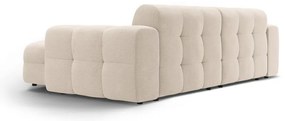 Bézs sarokkanapé (jobb oldali-heverő résszel) Kendal – Micadoni