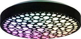 TRIO R67161132 CHIZU Kerek Mennyezeti Lámpa Fekete LED IP20