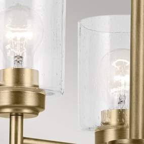 Kichler KL-WINSLOW3-NBR - Csillár láncon WINSLOW 3xE27/60W/230V réz