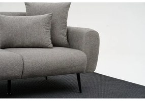 PISA kétszemélyes kanapé, világosszürke