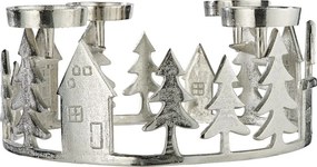 adventi gyertyatartó Ø 35 cm, ezüst