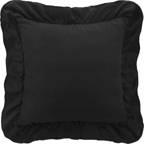 Ruffy fodros ágyneműhuzat 40x40 fekete