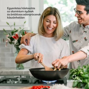 Klarstein Alchemist, gázfőzőlap, 4 alumínium égő, üvegkerámia, fekete