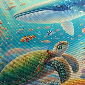Kép - A világ a víz alatt (120x50 cm)