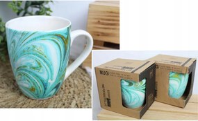 Kerámia bögre 400ml Türkiz doboz