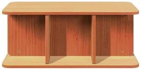 Dohányzóasztal Viaszbarna 80 x 39,5 x 33,5 cm Tömör fenyőfa
