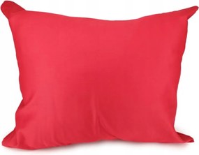 Pamut-szatén párnahuzat 50x60 piros