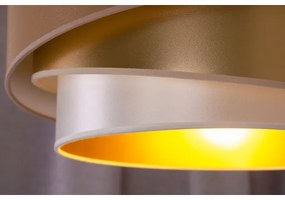 Duolla - Felületre szerelhető csillár KOBO 1xE27/15W/230V átm. 45 cm réz/arany/fehér