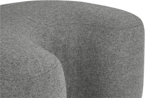 Szürke gyapjú puff Ü – noo.ma