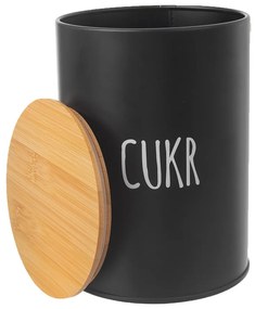 Orion BLACK fém cukortartó doboz