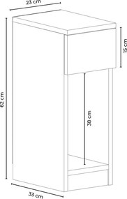 Truva - Sonomo Oak, White