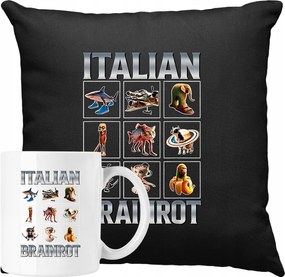 Bögre szett Tung sahur brainrot tralalelo párna 1 Ajándék ötlet