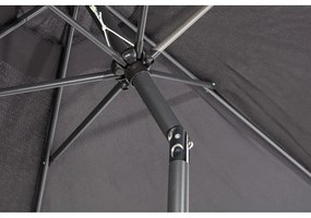 Sun fekete napernyő talapzat nélkül, ø 300 cm - Le Bonom