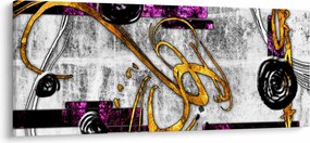 Az absztrakció képe (120x50 cm)