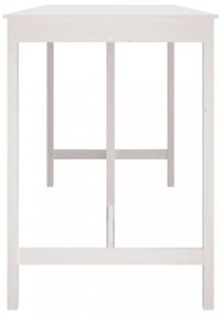 fehér tömör fenyőfa bárasztal 180 x 80 x 110 cm