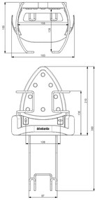 Vasaló és vasalódeszka tartó – Brabantia