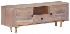 tömör akácfa TV-szekrény 118 x 30 x 40 cm
