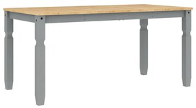 Corona szürke tömör fenyőfa ebédlőasztal 160 x 80 x 75 cm