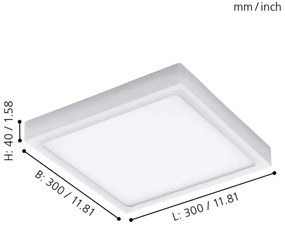 Eglo 98172 - ARGOLIS-C LED kültéri dimmelhető lámpa 22W 230V IP44
