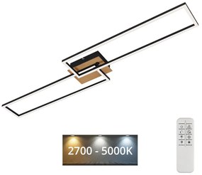 Brilo Brilo - LED Dimmelhető felületre szerelhető csillár FRAME 2xLED/20W/230V 2700-5000 + távirányító BL1261