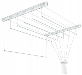 Erga, mennyezeti akasztó ruhaszárításhoz 7x150 cm, fehér, ERG-SEP-10SUSSUF1507P