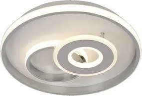 Beltéri led mennyezeti lámpa 40w 2000lm 4000k króm/fehér celinda