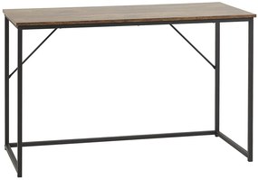 Sötét Fa Irodai Asztal 120 x 55 cm PEMBRO Beliani