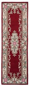 Aubusson piros gyapjú szőnyeg, 67 x 210 cm - Flair Rugs