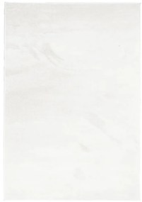OVIEDO krémszínű rövid szálú szőnyeg 140 x 200 cm